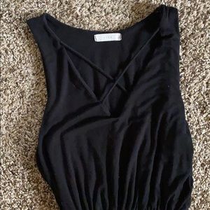 Cross front maxi dress